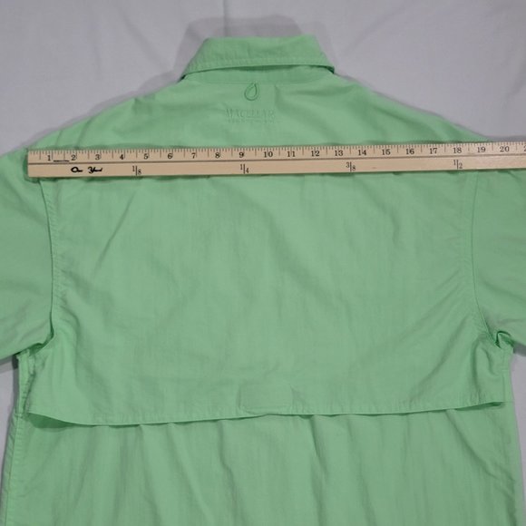 Magellan Sports Wear Mens Green Shirt Button Down Short Sleeves Sz S - Picture 9 of 10